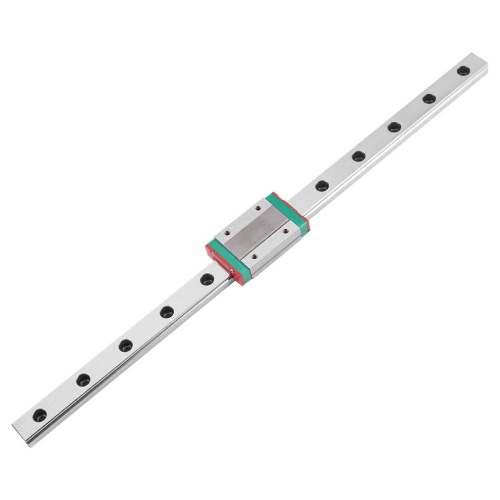 Metal Miniature Linear Sliding Rail 300Mm With Slide Block, Accurate Guide Block For Diy Projects 6038364053589