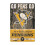 Pittsburgh Penguins Schild 11x17 Holz Slogan Design 1