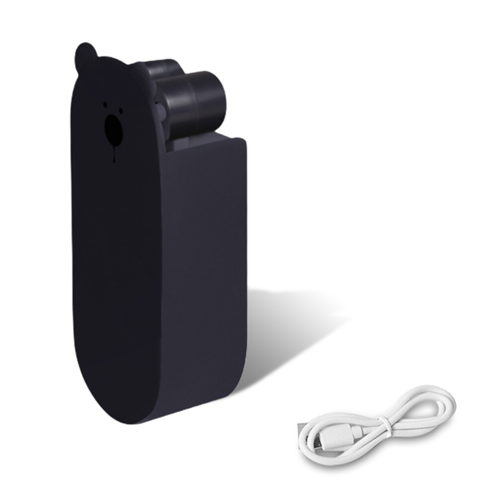 (Blue 3000 mA) Small Fan Mini Foldable Dual Fans with Recharge Battery for Home-image-OPC-PK9XPCZ-NEW