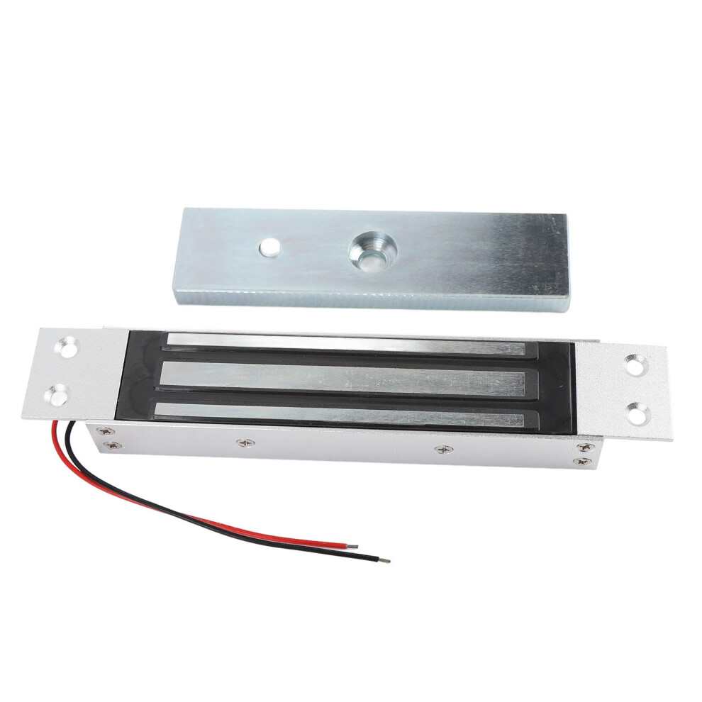 Electric Magnetic Lock 180Kg Holding Force Dc12v Nc Mode Aluminum Alloy For Glass/Wood Fire Door, Easy Diy Installation 6482260357492