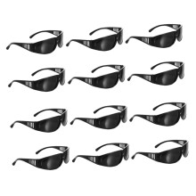 12-Piece Welding Safety Glasses Windproof Durable Comfortable Eye Protection for Welding and Soldering Work