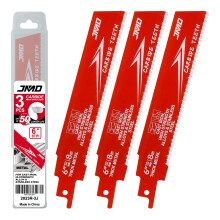 8TPI 152 mm Carbide Reciprocating Saw Blades for Thick Metal, Cast Iron, Alloy Steel - Compatible with Milwaukee, Makita, Dewalt, Ryobi