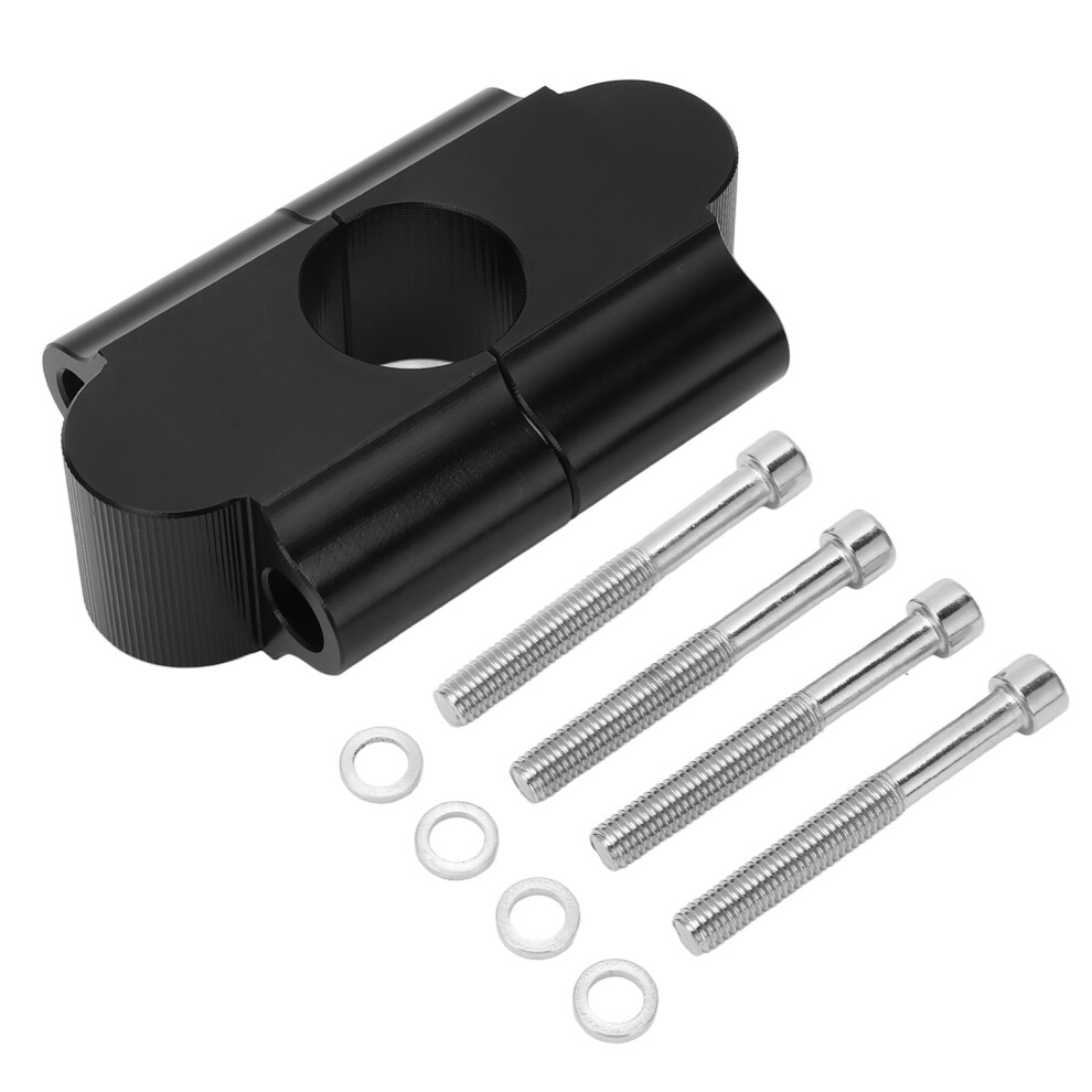 22Mm Handlebar Riser Clamp 30Mm Lifting Height Black 8320539749280