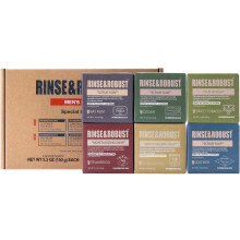 Rinse & Robust Heren Zeep 6Pcs Natuurlijke Handgemaakte Vochtinbrengende Scrub Zeep