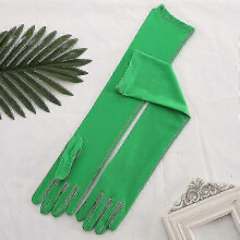 45cm Long Bride Wedding Accessories Bridal Elbow Ladies Elegant Party Gloves