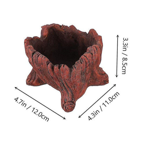 1pcs Wood Shaped Flowerpot 1