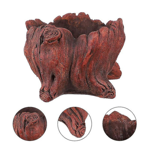 1pcs Wood Shaped Flowerpot 2