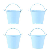 4pcs Metal Bucket