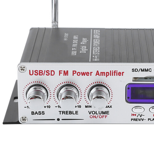 Bluetooth Power Amplifier 20W2CH HiFi Stereo Car Audio Remote