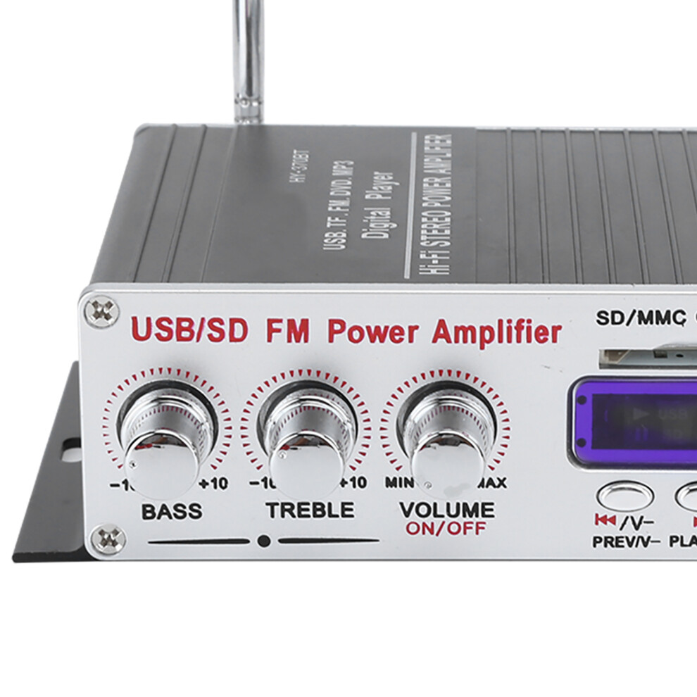 Bluetooth Power Amplifier 20W2ch Hifi Stereo Car Audio Remote 7611346232005