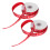 2 Rolls Satin Polyester Ribbon for Holiday Gift Wrap Webbing 10mm Wide 1