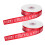 2 Rolls Satin Polyester Ribbon for Holiday Gift Wrap Webbing 10mm Wide 10