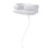 Foldable Portable Inflatable Shampoo Basin, White, PVC, 20x17x1cm 2