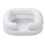 Foldable Portable Inflatable Shampoo Basin, White, PVC, 20x17x1cm 1