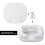 Foldable Portable Inflatable Shampoo Basin, White, PVC, 20x17x1cm 11