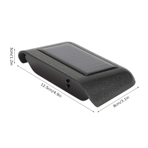 Solar Car Clock Portable LED Digital Display 12.5cm Blue and Green 2