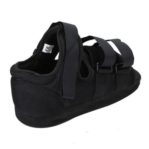 Breathable Flat Shoe Light Toe Walking Boot Foot Protection Black S-45 2