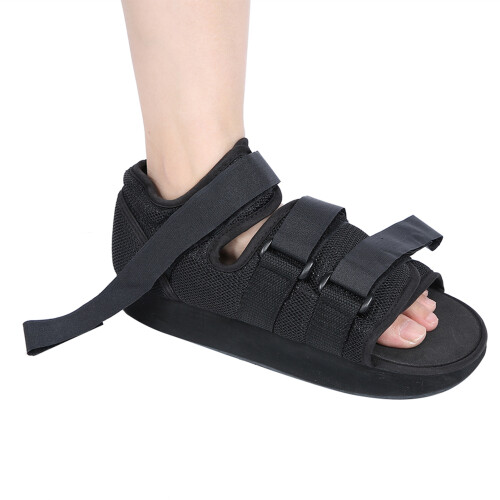 Breathable Flat Shoe Light Toe Walking Boot Foot Protection Black S-45