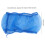 Two Bird Cage Covers Polyester Mesh Seed Catcher Universal for Parrots Blue S 9