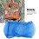 Two Bird Cage Covers Polyester Mesh Seed Catcher Universal for Parrots Blue S 6