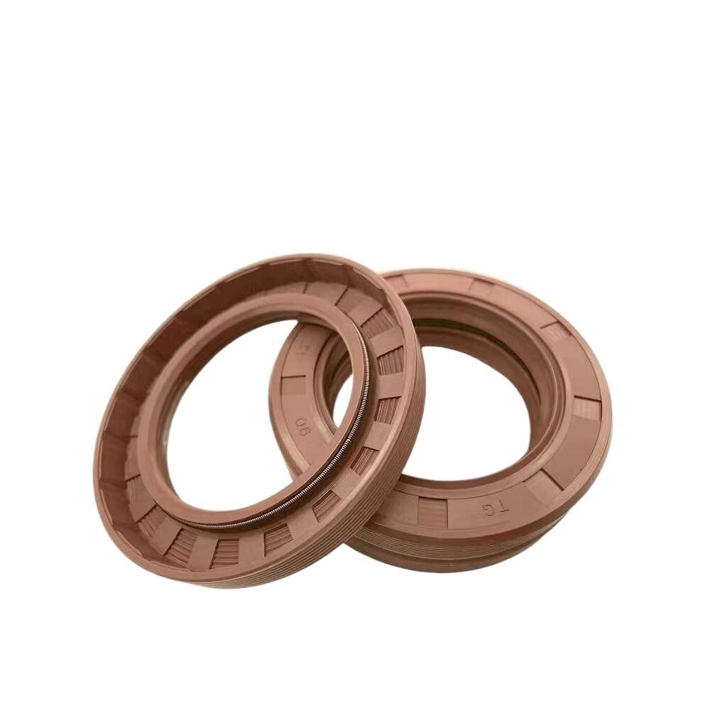 TG4 145mm Inside Diameter Rubber Frame Oil Seal - FKM Fluorine Rubber, Butadiene Rubber, Threaded, 2 Piece Set-image-OPC-PK9YP5B-NEW