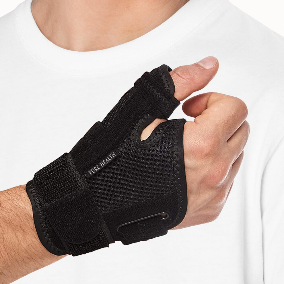 Thumb Support Brace Splint for Spica and Hand Wrist Support for Arthritis and Carpal Tunnel Pain Relief, Right & Left Hand