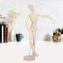 Holz-Skizzenmodell - 12" Kunst-Mannequin für Zeichenübungen
