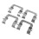 Brake Pad Fitting Clip BPF1776A Front Brake Pad 5