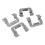 Brake Pad Fitting Clip BPF1776A Front Brake Pad 7