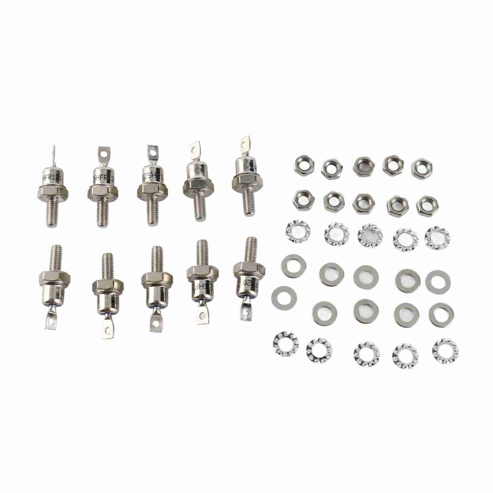 5 Pair 25HFR 25HF Rectifier Diode 25A 1200V Iron