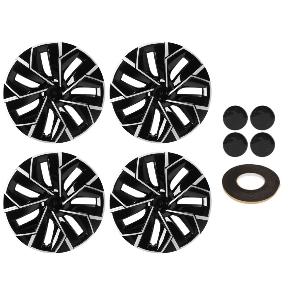 4Pcs 19In Wheel Hub Cap Bright Hubcap Wheels Black 8320539753065