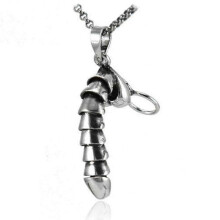 (5cm) Necklace Silver Pendant Necklace A Fun Day For Both Men And Women