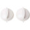 Microwave Oven Rotary Button Timer Control Switch - 2pcs Plastic Compatible Replacement Parts for Kitchen Appliances 3