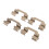 Front Brake Pad Caliper Clips Reduce Braking Noise 1