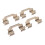 Front Brake Pad Caliper Clips Reduce Braking Noise 10