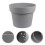 1pcs Plastic Flower Pots 3