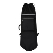 Skateboard Shoulder Carrier Storage Bag | Portable White Backpack with Drawstring Design for Easy Transport