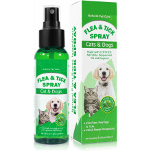 Liquid Cat & Dog Flea & Tick Cleanser Lice & Tick Remover Drops 100ml