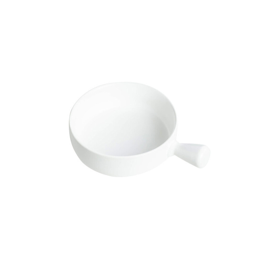 (White) Salad Bowl Handled Solid Color Washable Lunch Instant Noodles Bowls-image-OPC-PK9Z8ZH-NEW