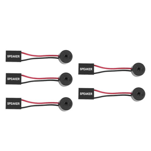 5Pcs Motherboard Speaker Buzzer PC Computer Motherboard Internal Beep Buzzer for Computer Repair