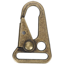 15 Stück Bronze-Eisen-Schlepphaken, Größen: S/M/L, Outdoor-Karabiner