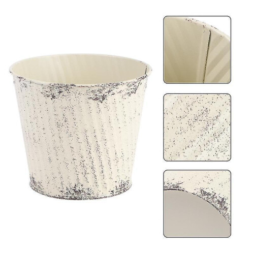 1pcs Wrought Iron Flower Bucket 2