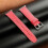 (Red) For Honor Watch 5 Genuine Cow Leather Watchband Replacement Adjustable Strap - White 1