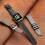 (White) For Honor Watch 5 Genuine Cow Leather Watchband Replacement Adjustable Strap - White 5
