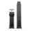 (Black) For Honor Watch 5 Genuine Cow Leather Watchband Replacement Adjustable Strap - White 1