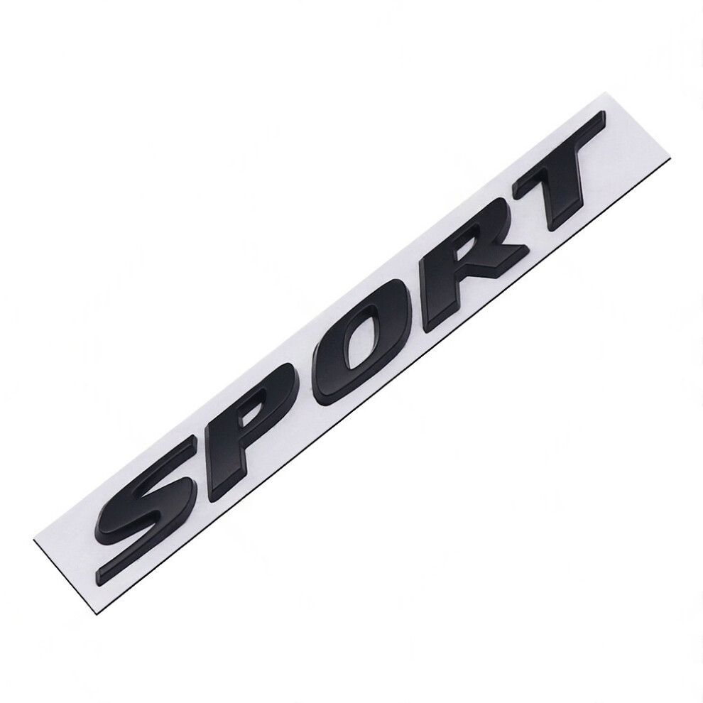 ( Sport-Matte ) Premium 2.0T Sport Metal Car Badge - Durable Body Sticker, Exterior Decal For Vehicle Styling & Modification Black 4069369127915