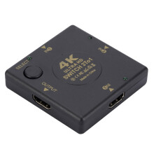 High Definition Projector and Monitor Switching Box | 4K HD Multi-Input Selector for TV, Compatible with HDMI and VGA