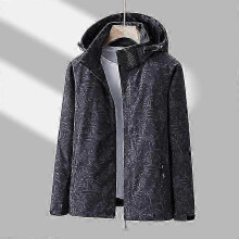 (M, black) Jackets for Women Autumn Winter Plus Size Casual Waterproof Thin Lightweight Hooded Coat Zip Windbreaker