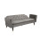 Comfy Living (Grey) Plush Velvet Tufted Sofa Bed In Various Colours 5