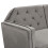 Comfy Living (Grey) Plush Velvet Tufted Sofa Bed In Various Colours 7